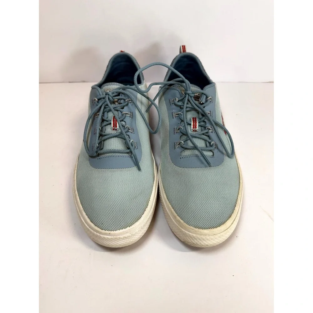 Columbia Dorado PFG Womens 9 Sneaker Mirage Blue Red Low Top Fishing Boat Shoes